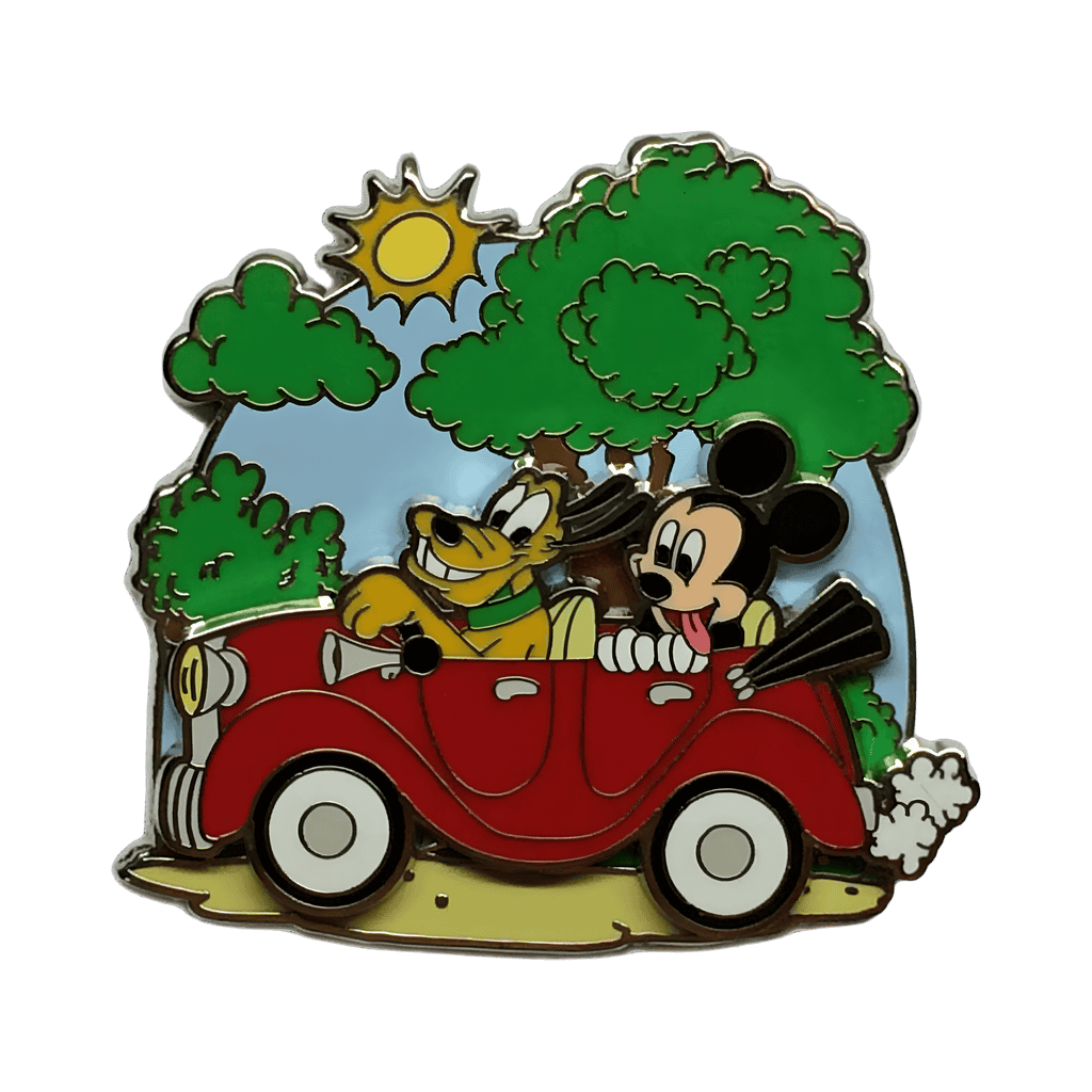 Pluto Drives Disney pin
