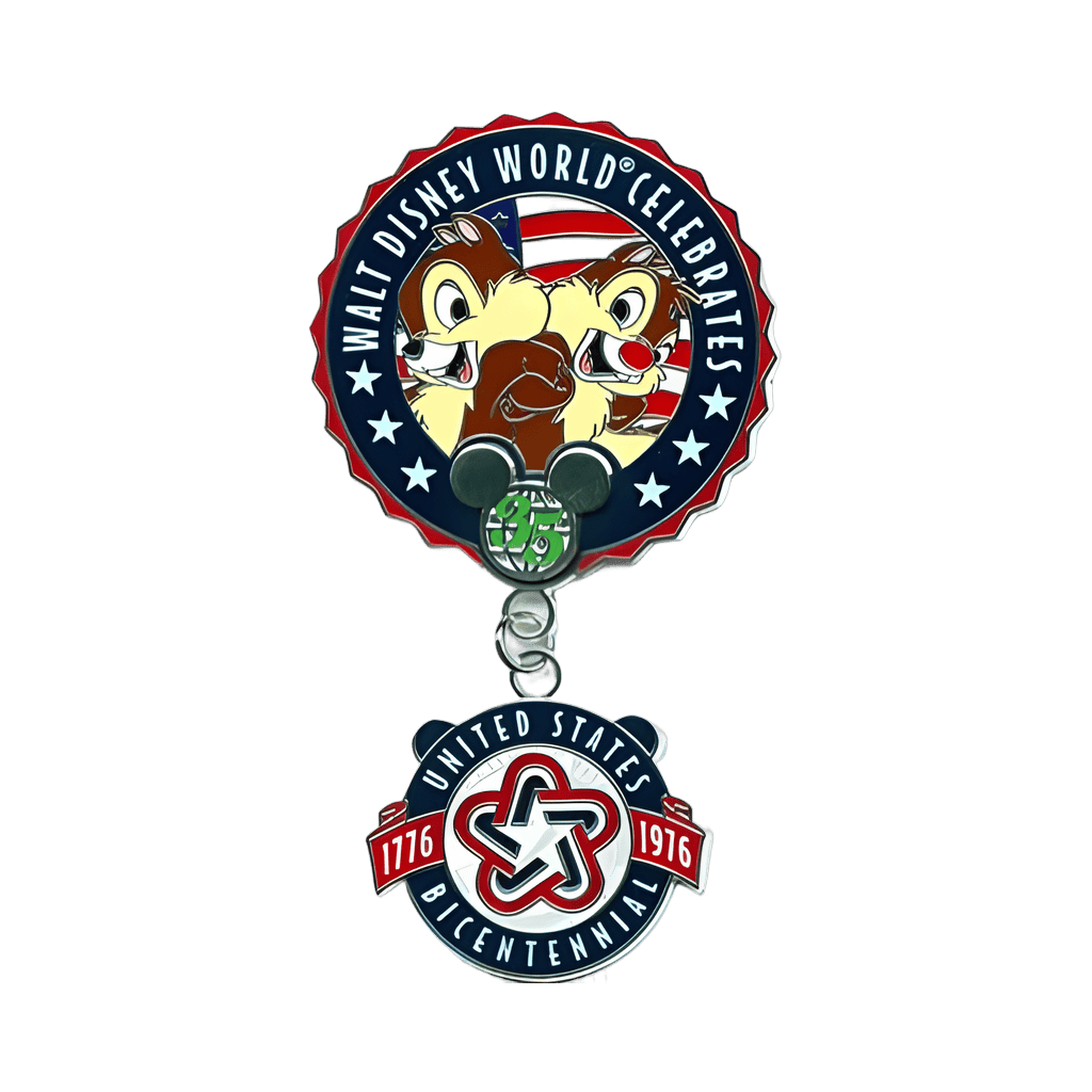 1976 - Chip and Dale American Bicentennial Celebration Disney pin