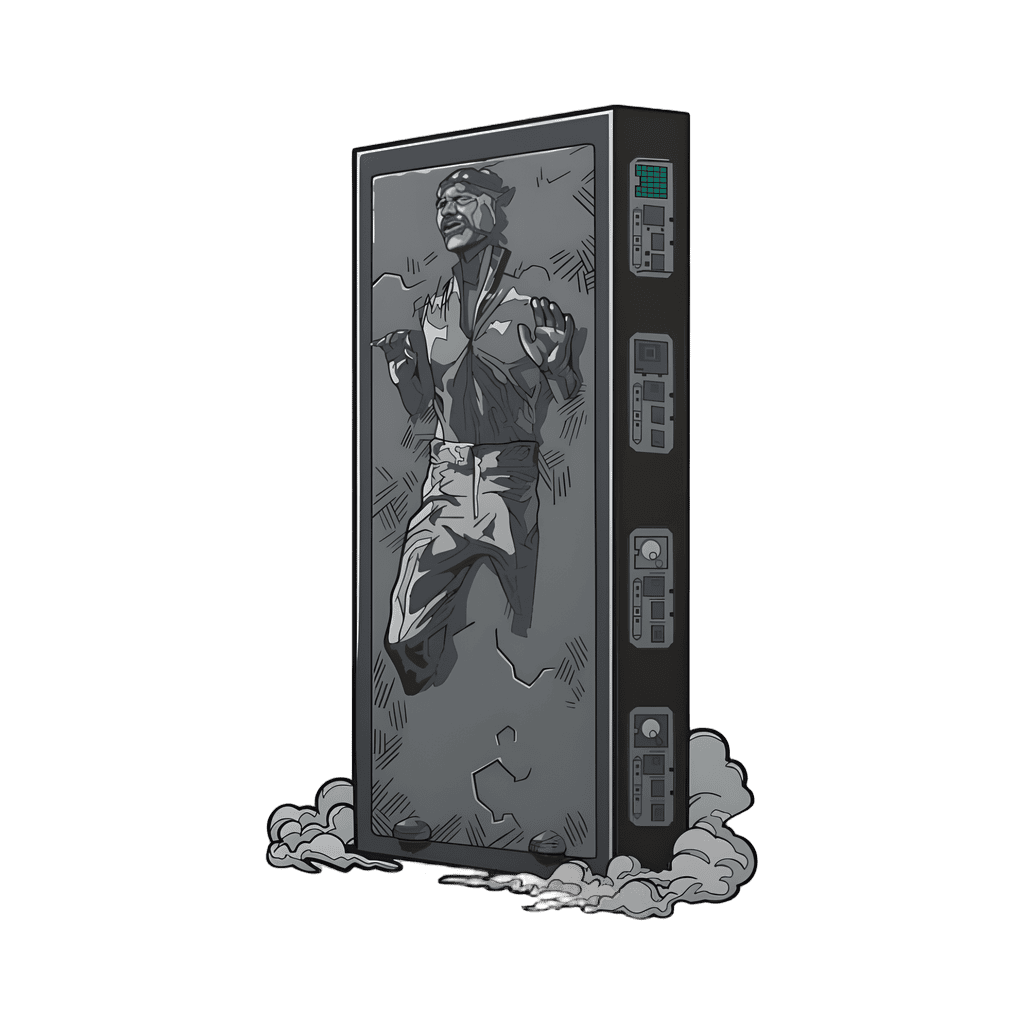 Han Solo in Carbonite Disney pin