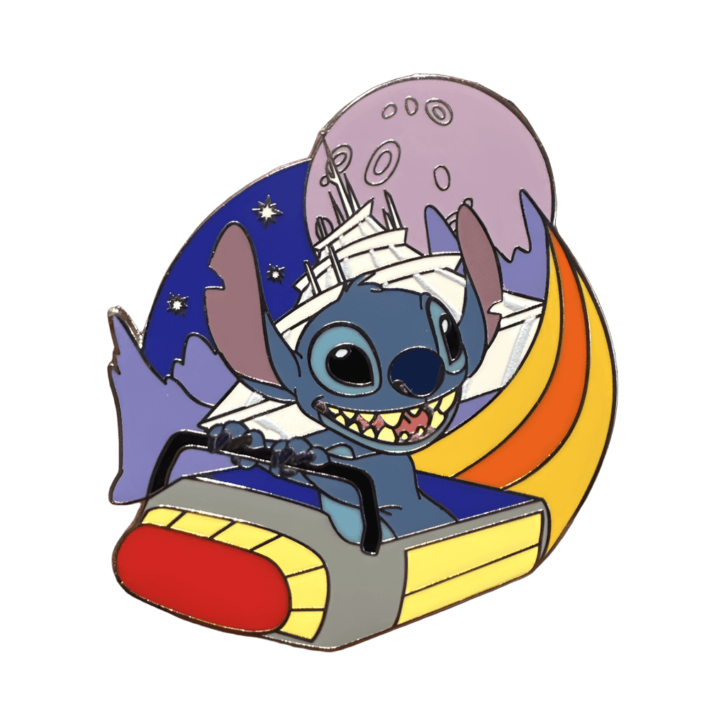 Stitch Space Mountain Disney pin