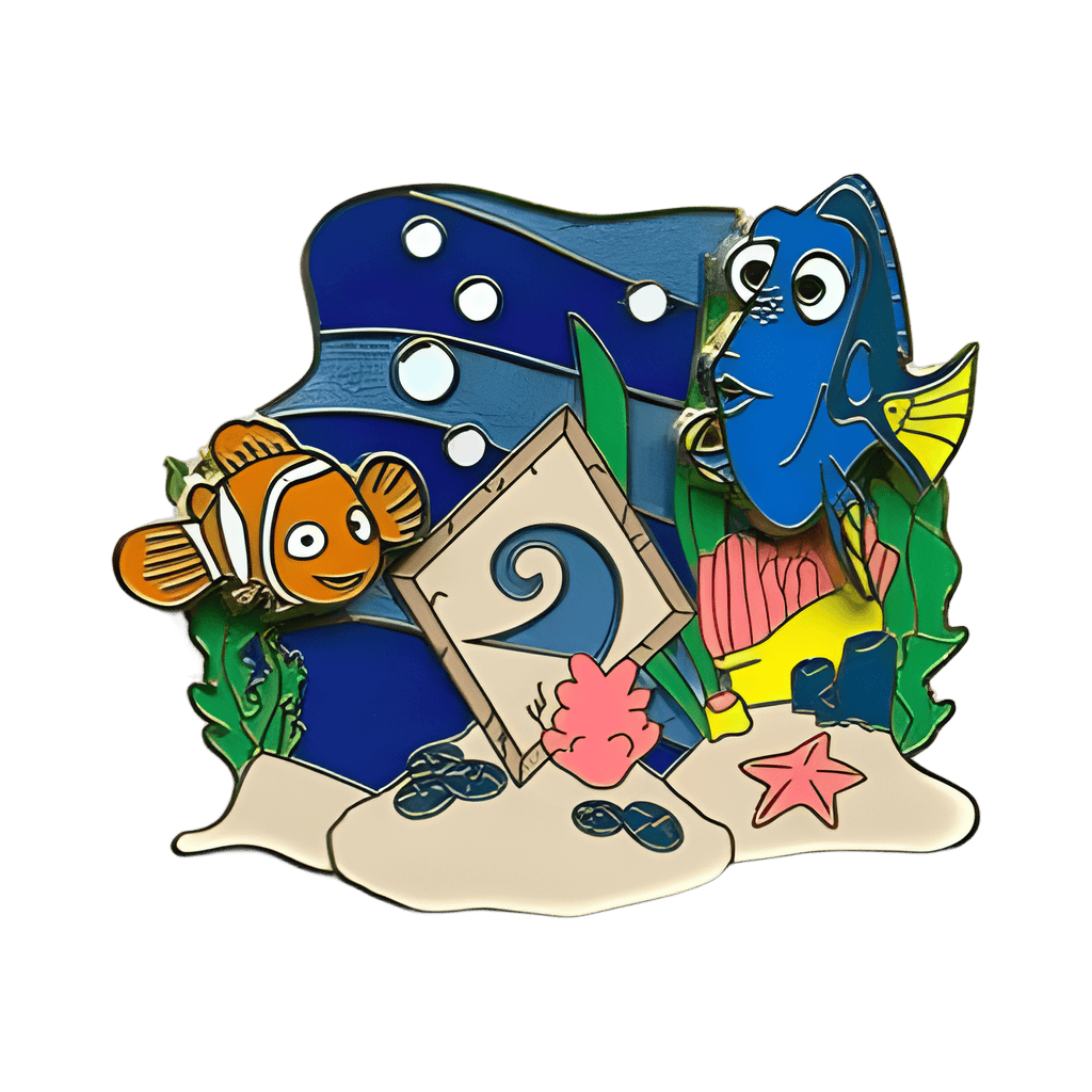 Nemo and Dory Under Water Disney pin