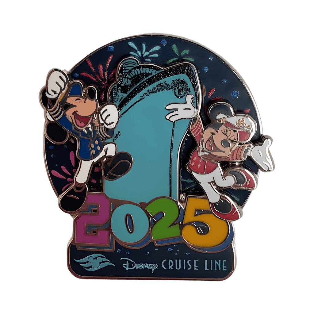 Mickey and Minnie - 2025 New Year Spinner Disney pin