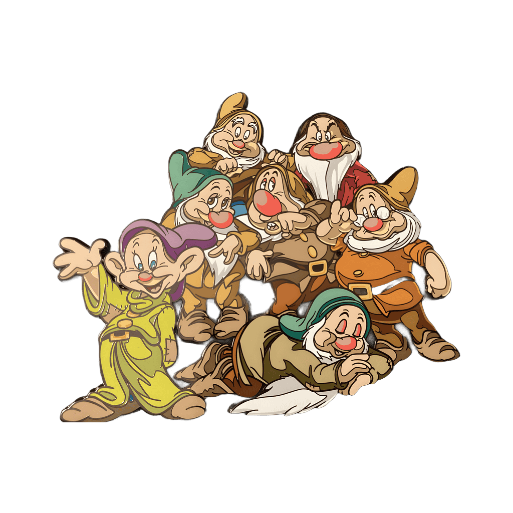 Seven Dwarves - Jumbo X68 Disney pin