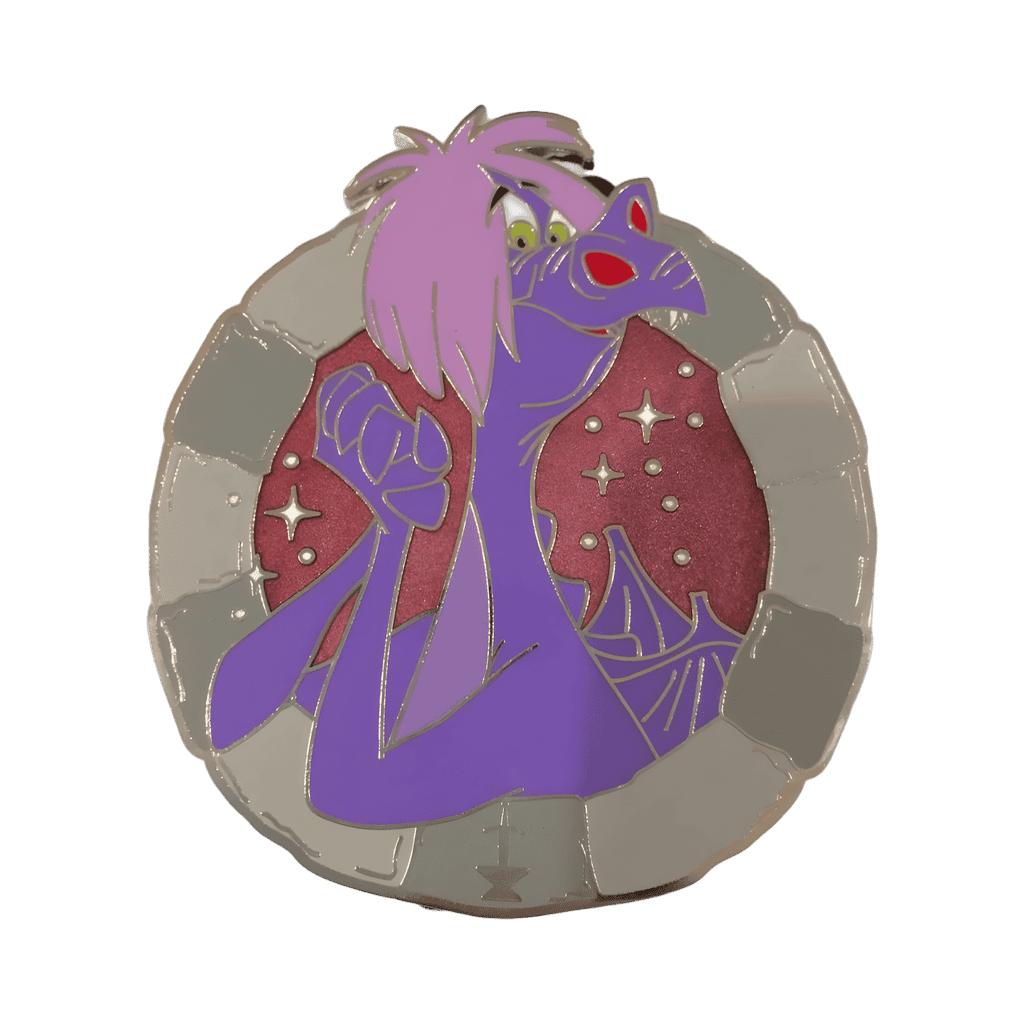 Purple Dragon Mim Chaser Disney pin