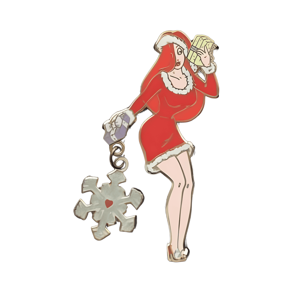 Jessica Rabbit - Snow Flake - Holiday Dangler Disney pin