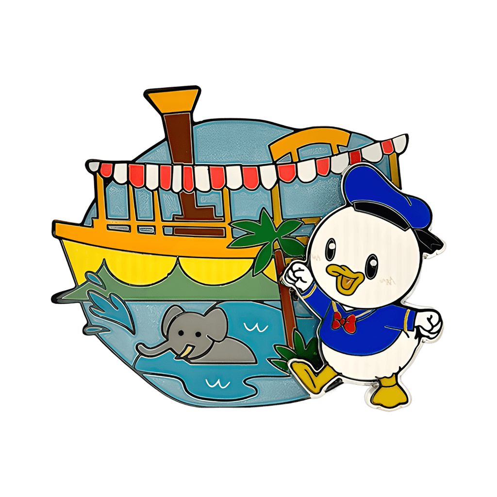 Donald Duck with Jungle Cruise Disney pin