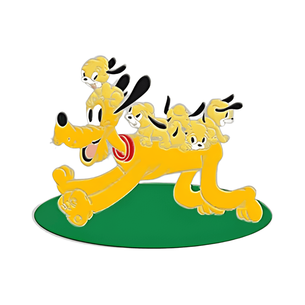 Pluto's Quin-puplets 1937 - Pluto with pups Disney pin