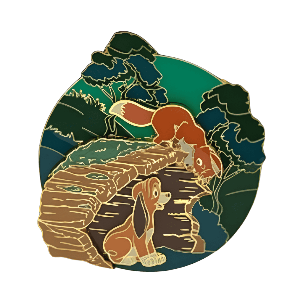 Tod & Copper Jumbo Disney pin