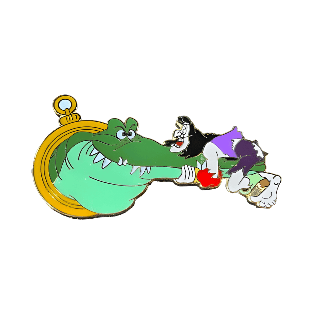 Tick-Tock Croc Pocket Watch and Captain Hook Disney pin