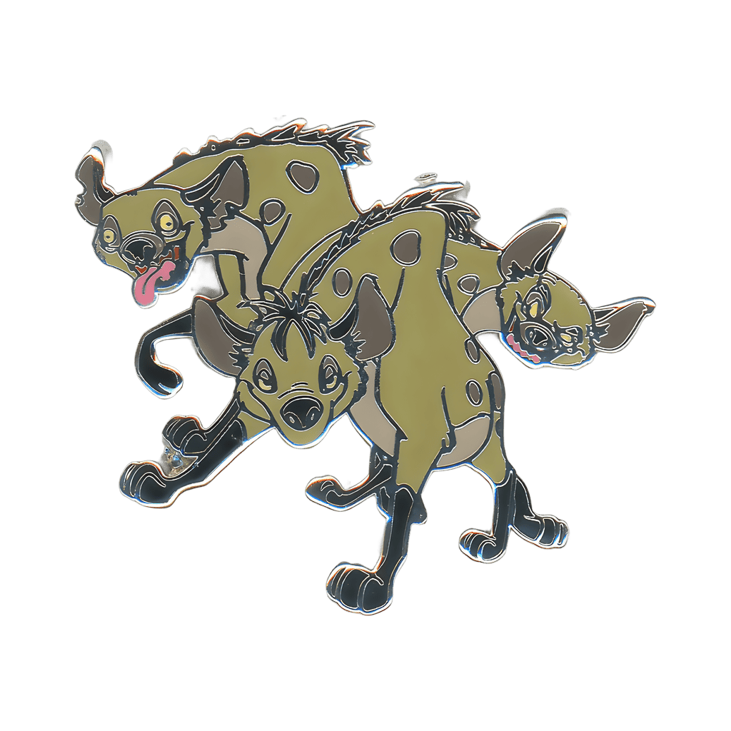 Hyenas Ed, Shenzi and Banzai Disney pin