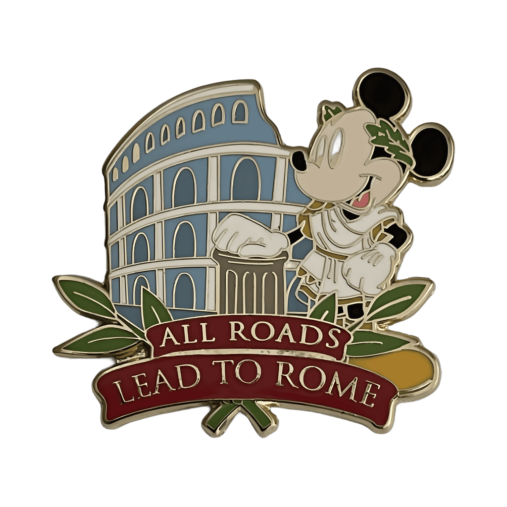 Mickey Mouse Rome Disney pin