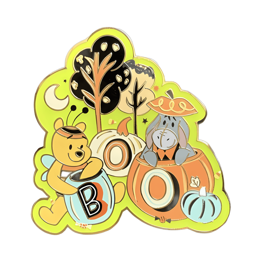 Winnie the Pooh & Eeyore Halloween Disney pin