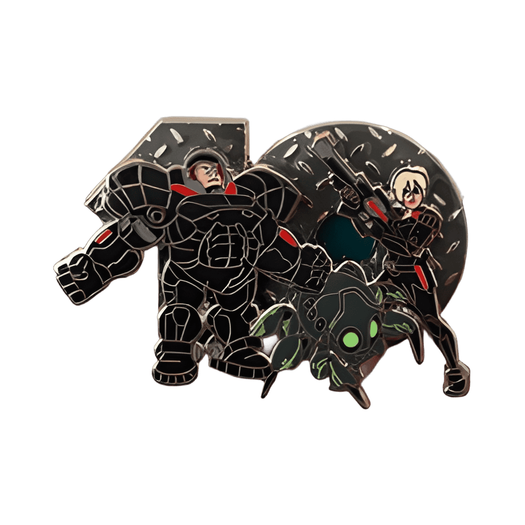 Hero's Duty - Ralph, Sergeant Calhoun and a Cy-Bug Disney pin