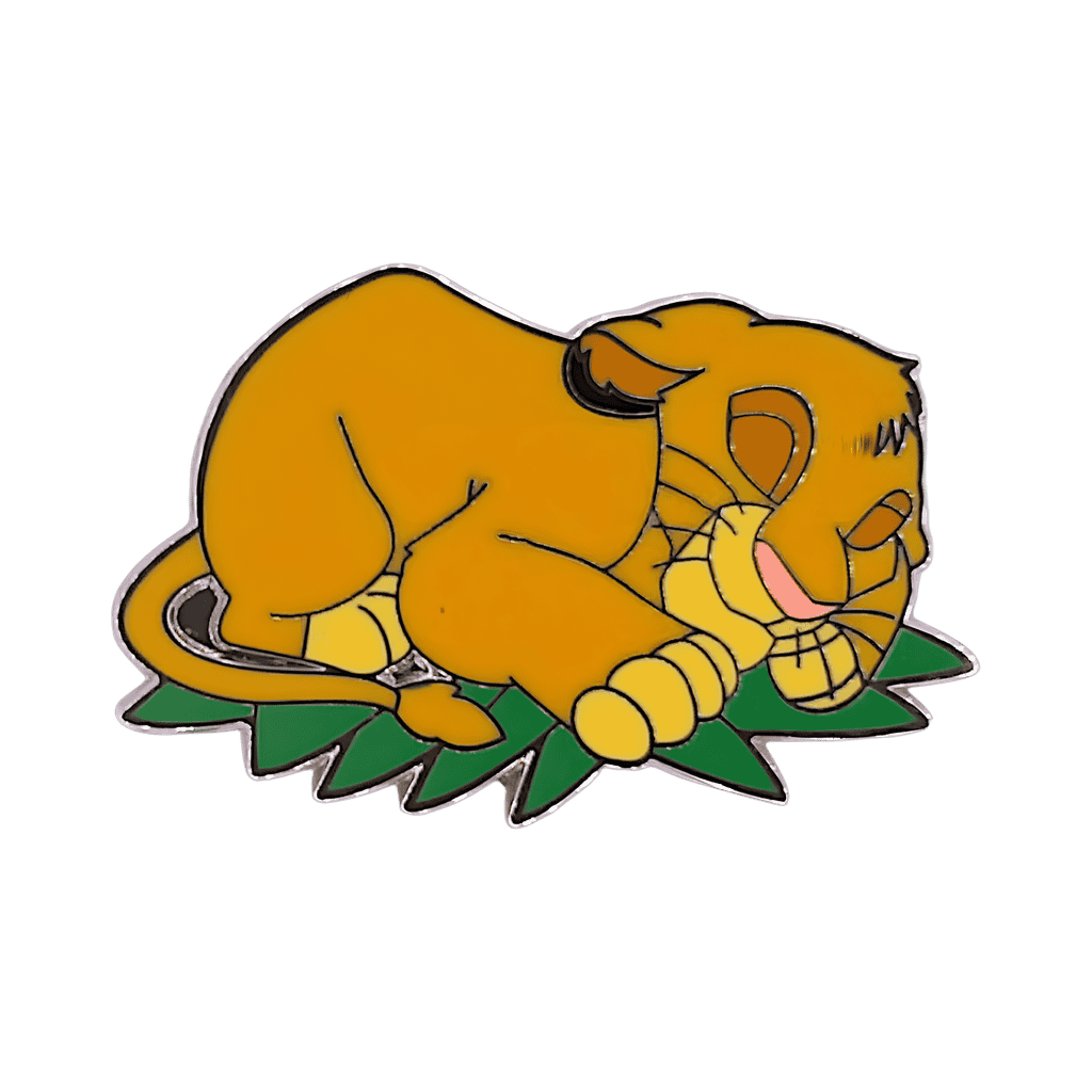 Sleeping Simba Disney pin
