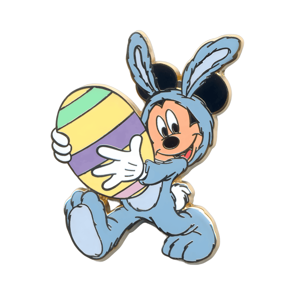 Easter Bunny Mickey Carrying a Large Easter Egg Disney pin
