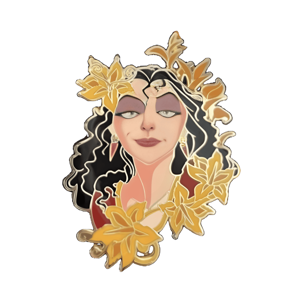 Mother Gothel and Sundrop Flowers Disney pin