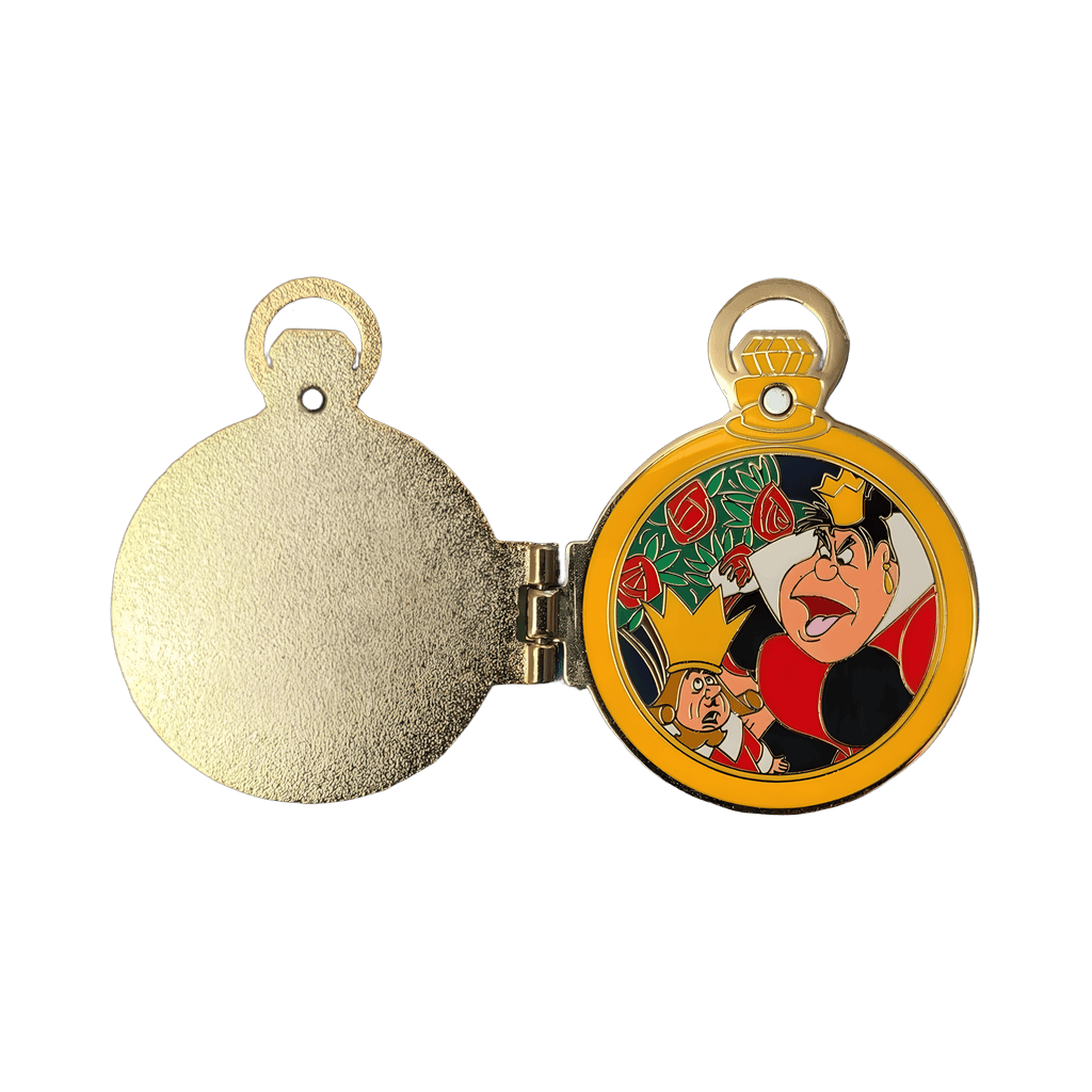 Pocket Watch - Queen and King of Hearts Disney pin