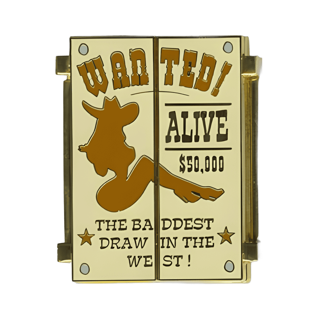 Wanted: The Baddest Draw in the West Disney pin