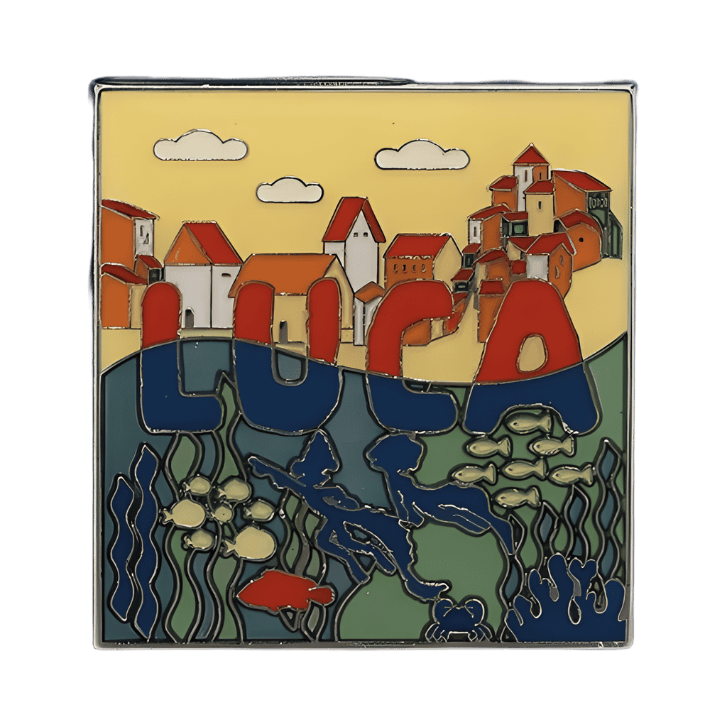 Town logo Disney pin
