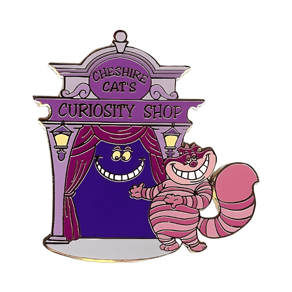 Cheshire Cat's Curiosity Shop Disney pin