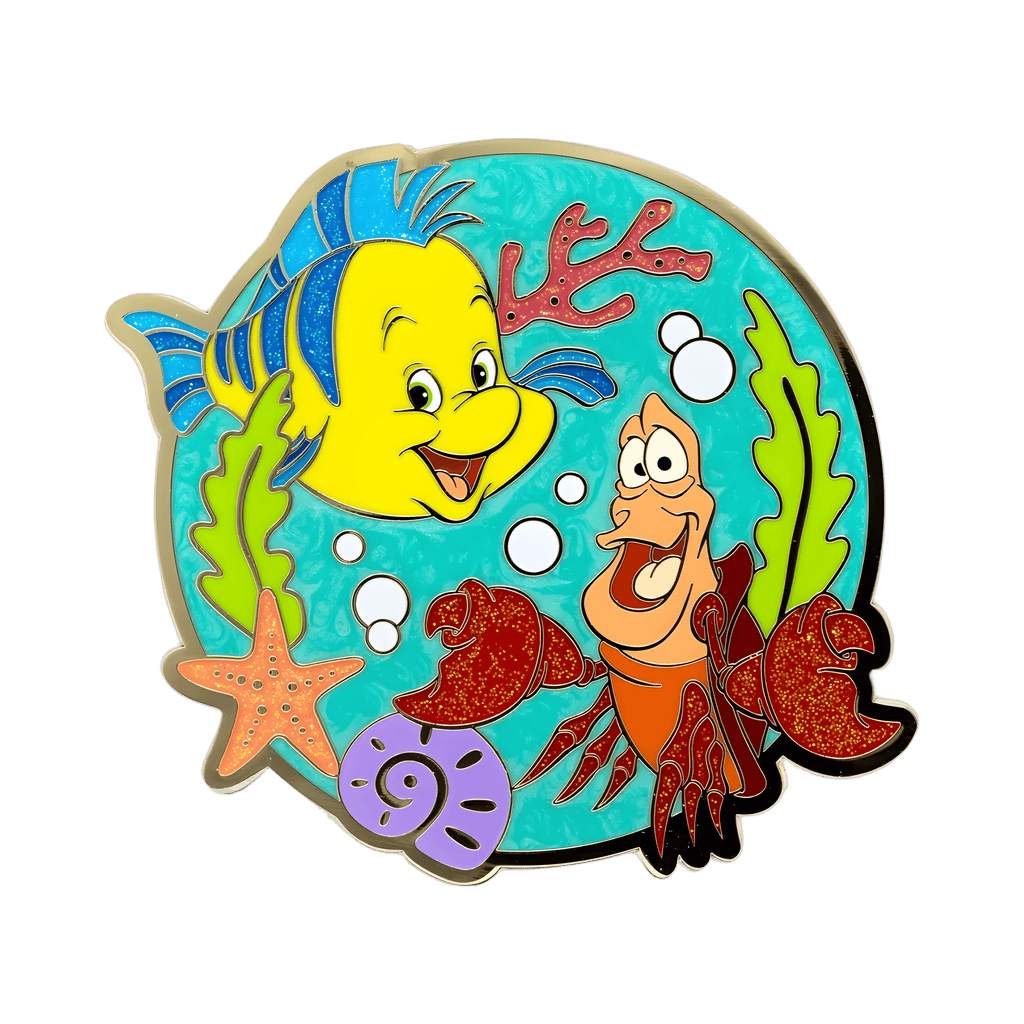 Flounder & Sebastian Disney pin