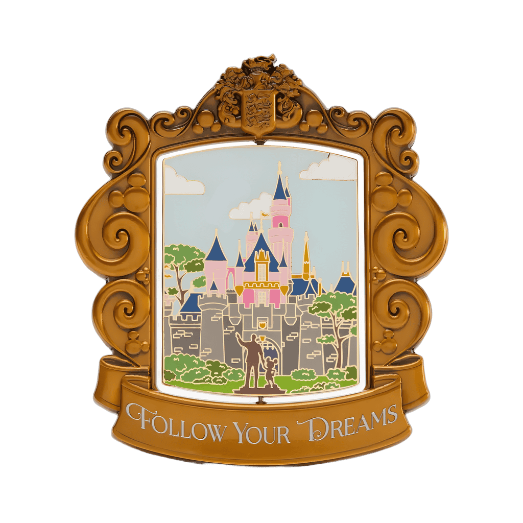 Follow Your Dreams - Castles Spinning Mini Jumbo Disney pin