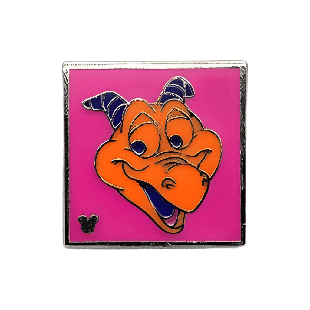 #5 Colorful Figment Orange Hidden Mickey Disney pin