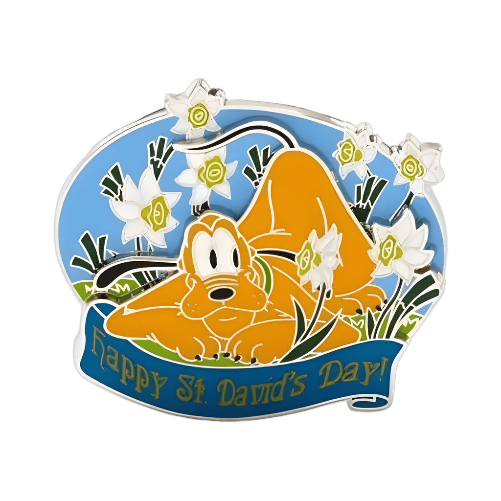 Pluto Happy St. David’s Day! Disney pin