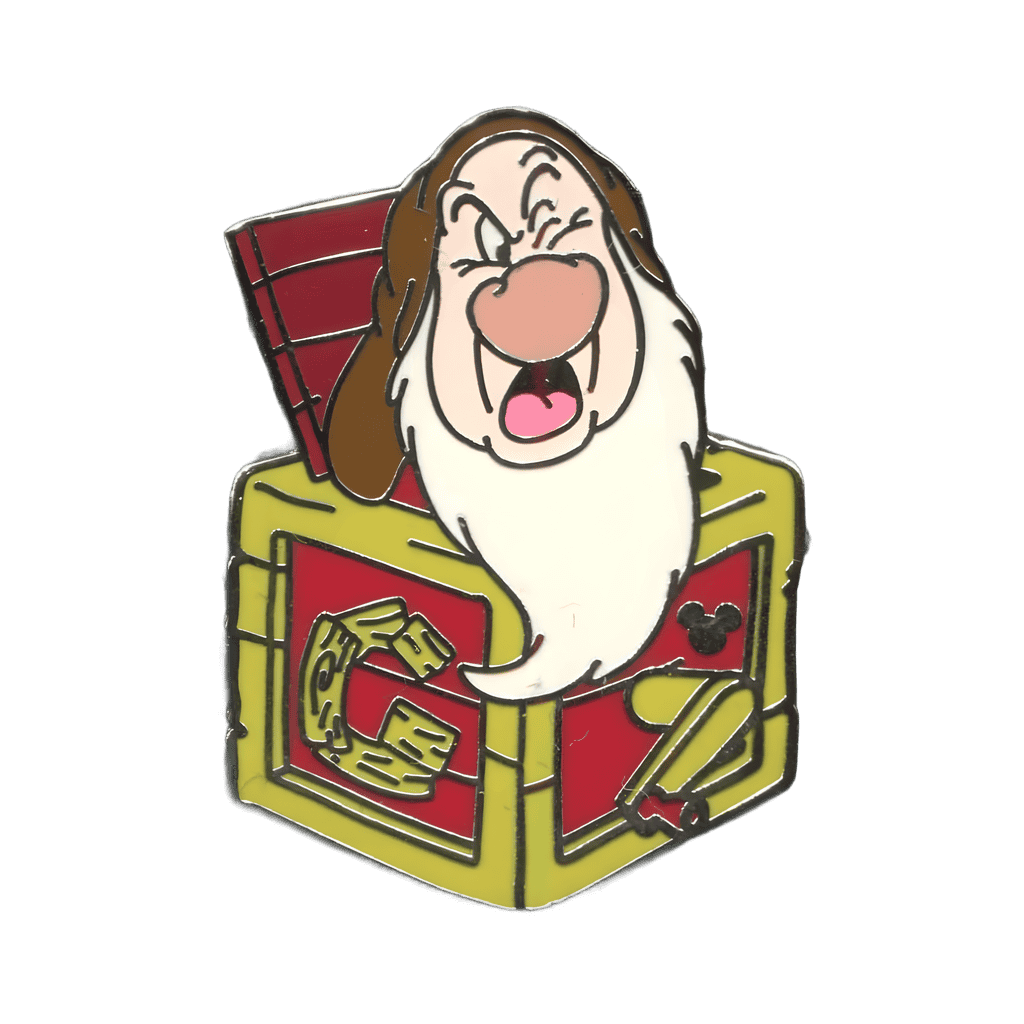 Grumpy Jack-in-the-Box Disney pin