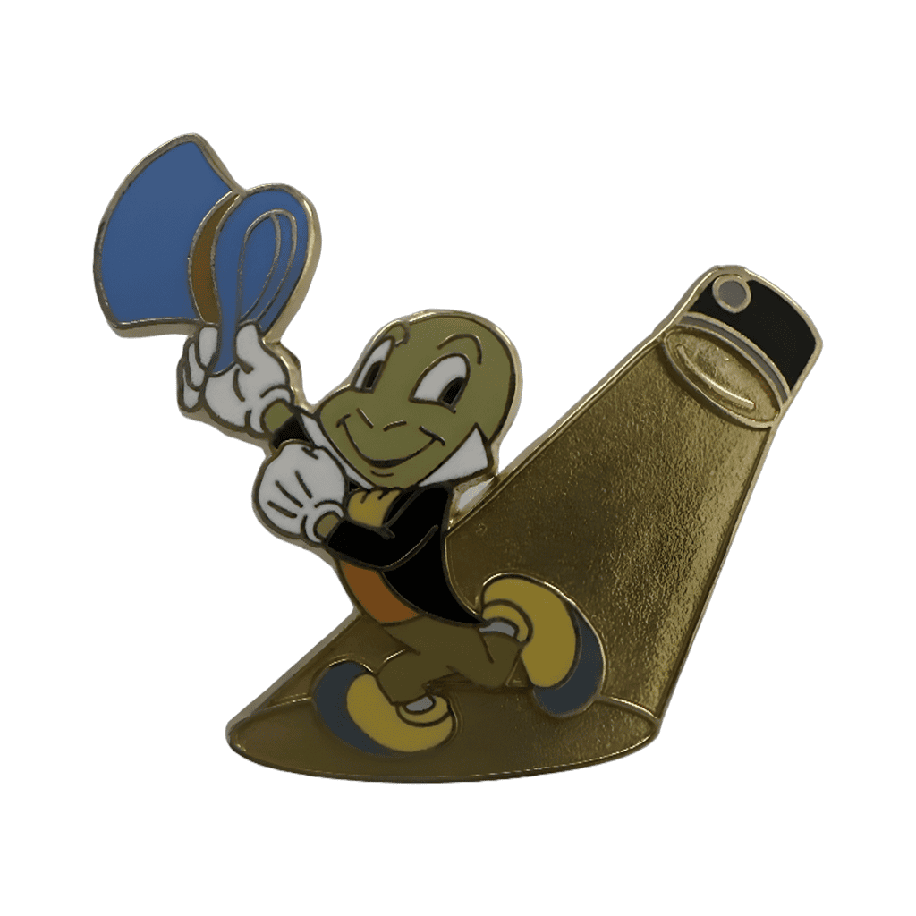 Jiminy Cricket in the Spotlight Disney pin