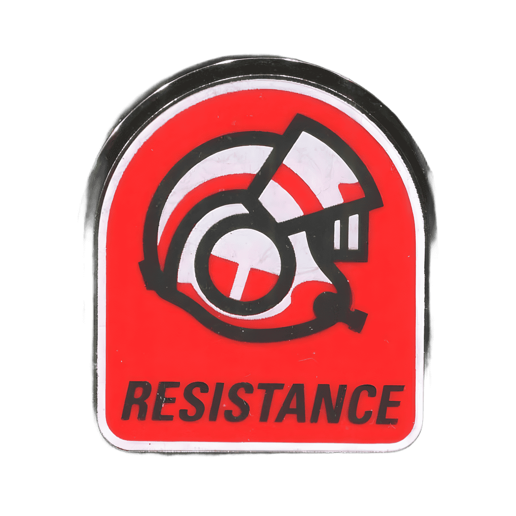 Resistance Helmet Disney pin