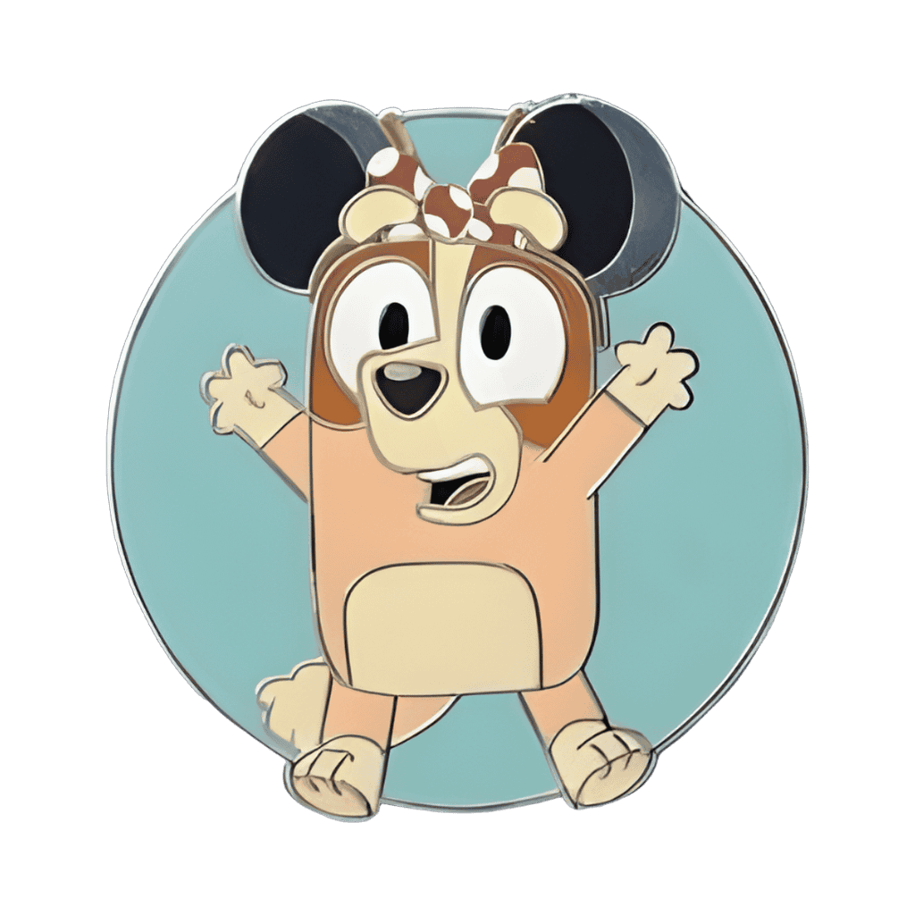 Bingo with Mickey Ears Disney pin
