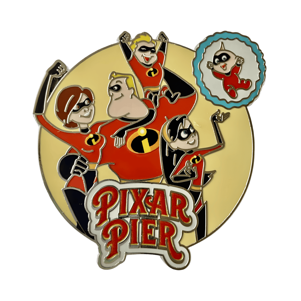 Pixar Pier - The Incredibles Disney pin