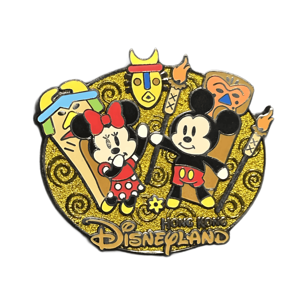 Mickey and Minnie with Tikis Disney pin