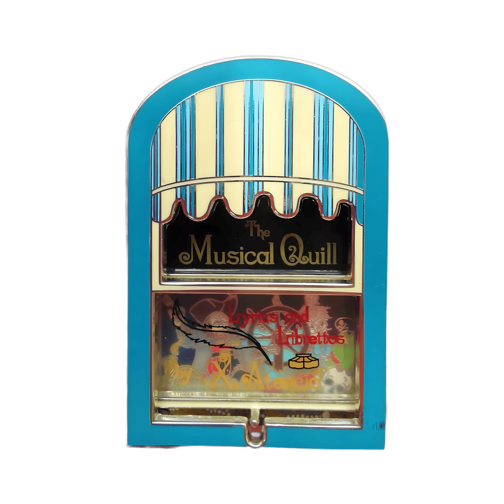 The Musical Quill Lyrics and Librettos by X. Atencio - Pirates of the Caribbean Disney pin