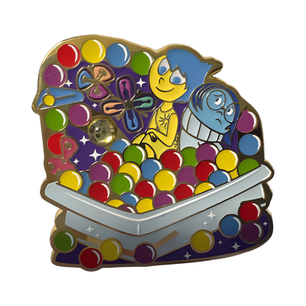 Joy and Sadness Disney pin