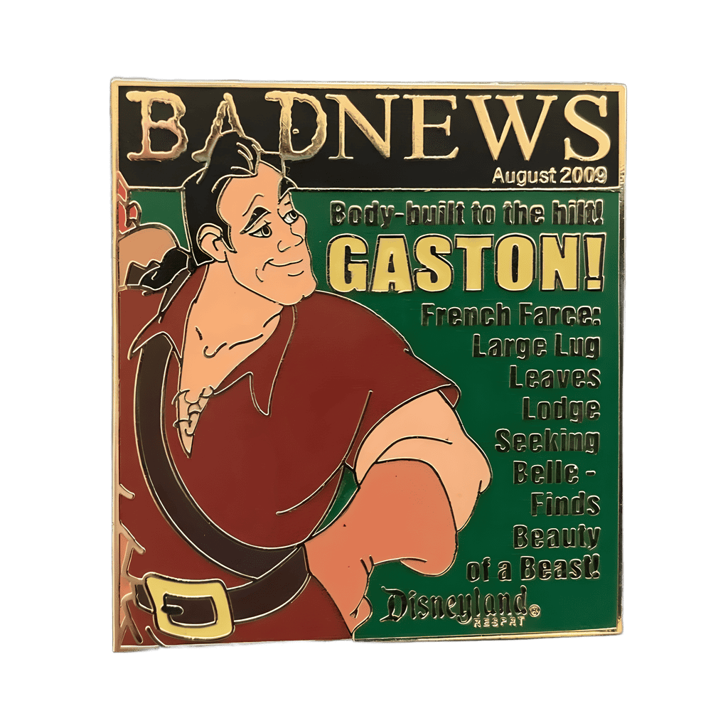 August (Gaston) Disney pin