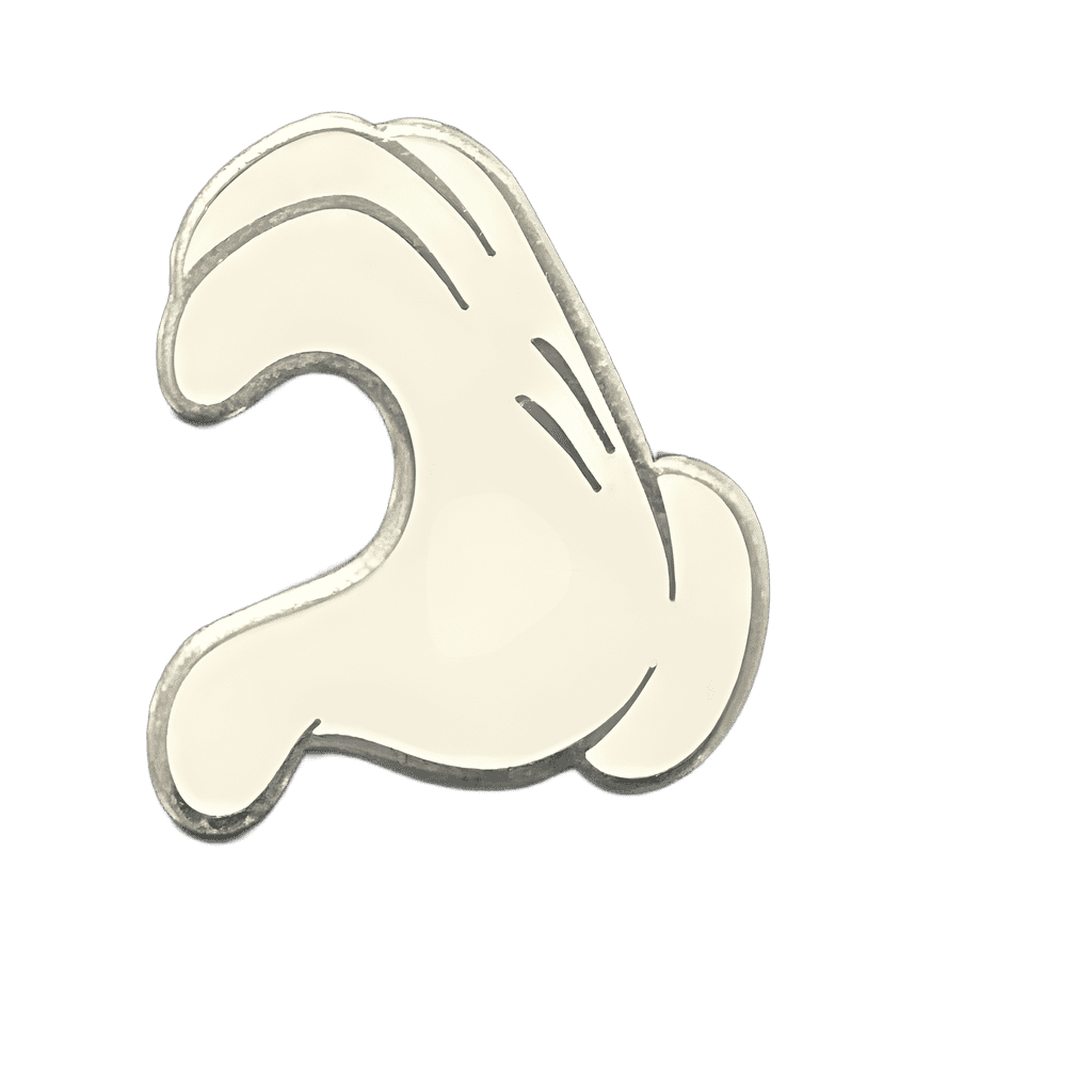 Right heart hand Disney pin