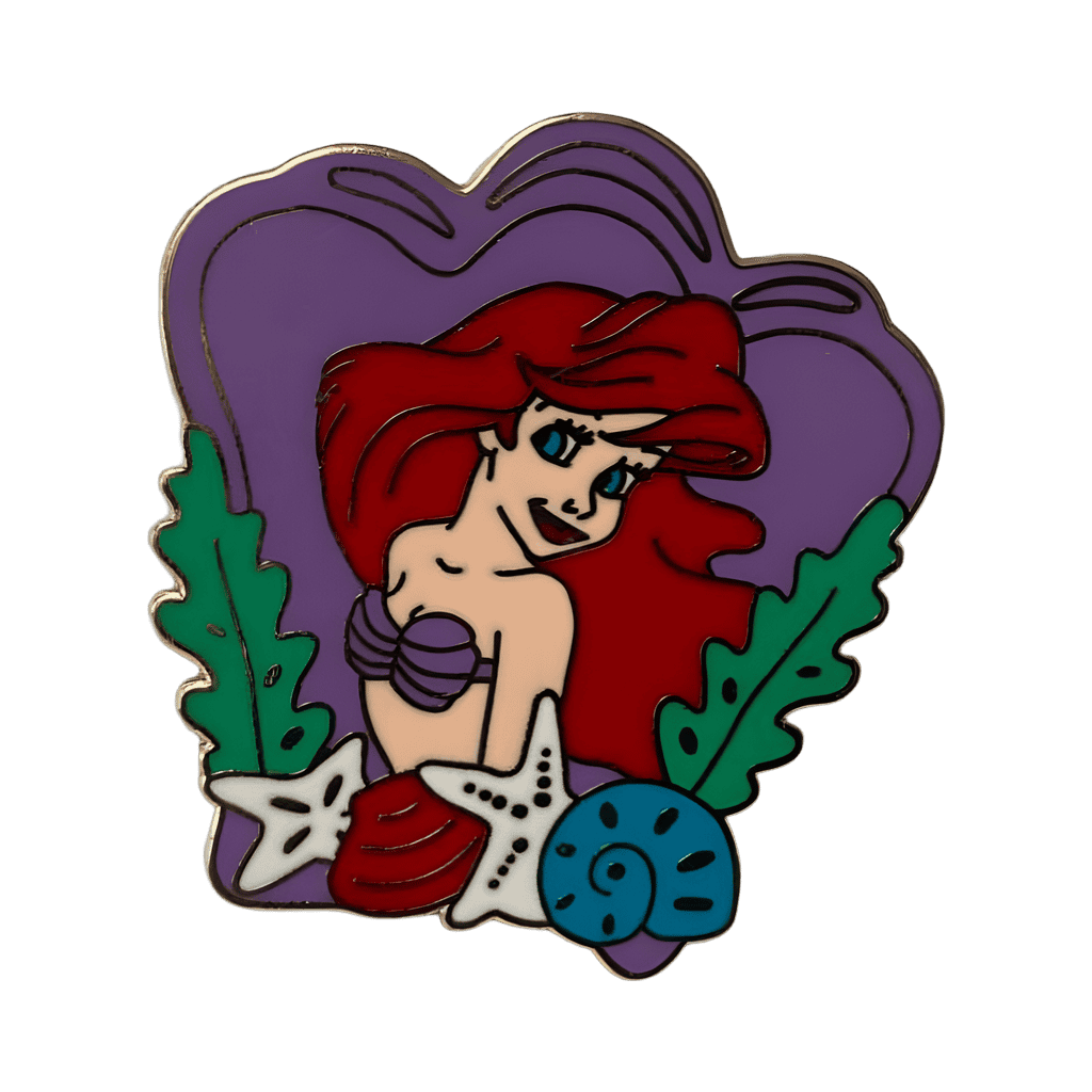 Ariel - Purple Shell Disney pin