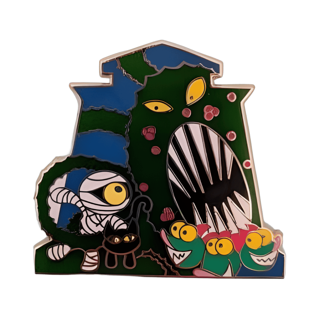 Man Eating Wreath Disney pin