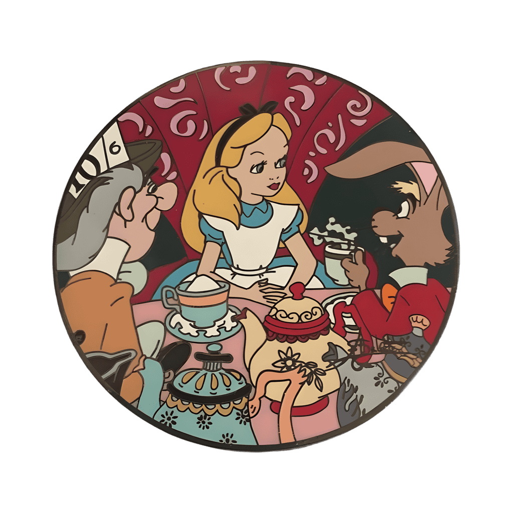 Alice Tea Party Disney pin