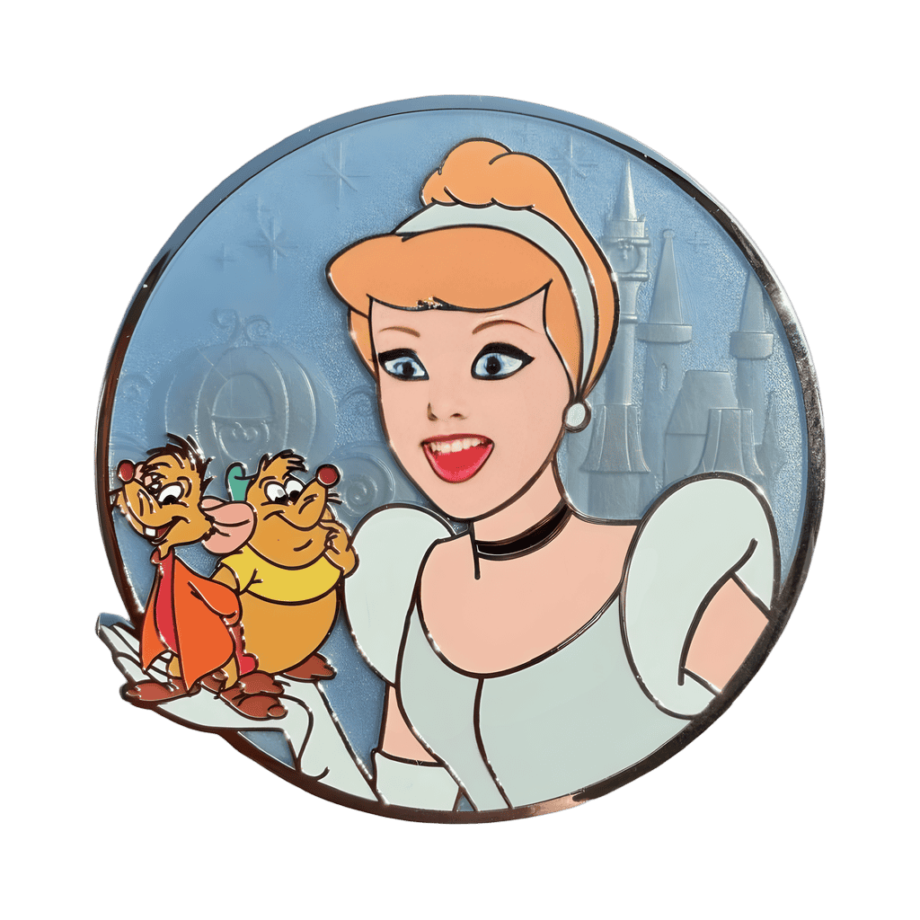 Cinderella, Jaq and Gus Disney pin
