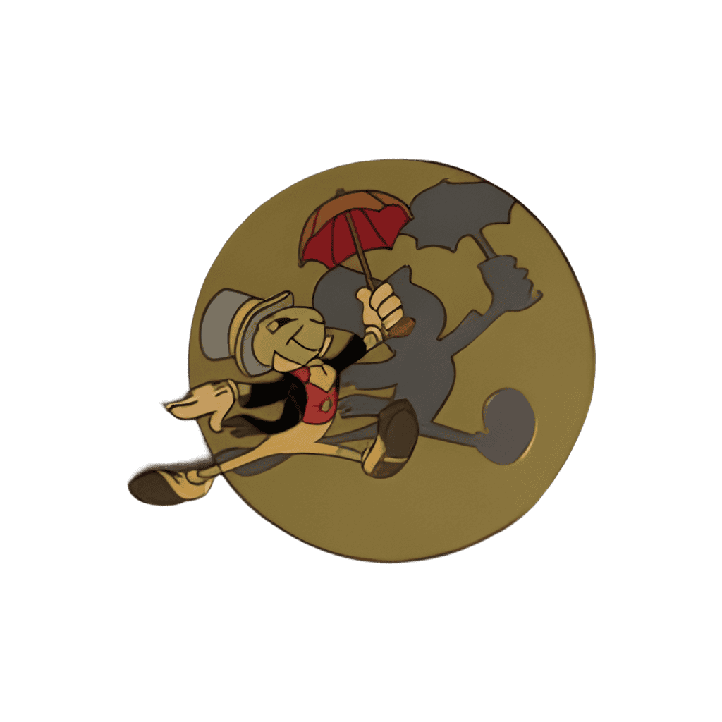 Jiminy Cricket with Umbrella Disney pin