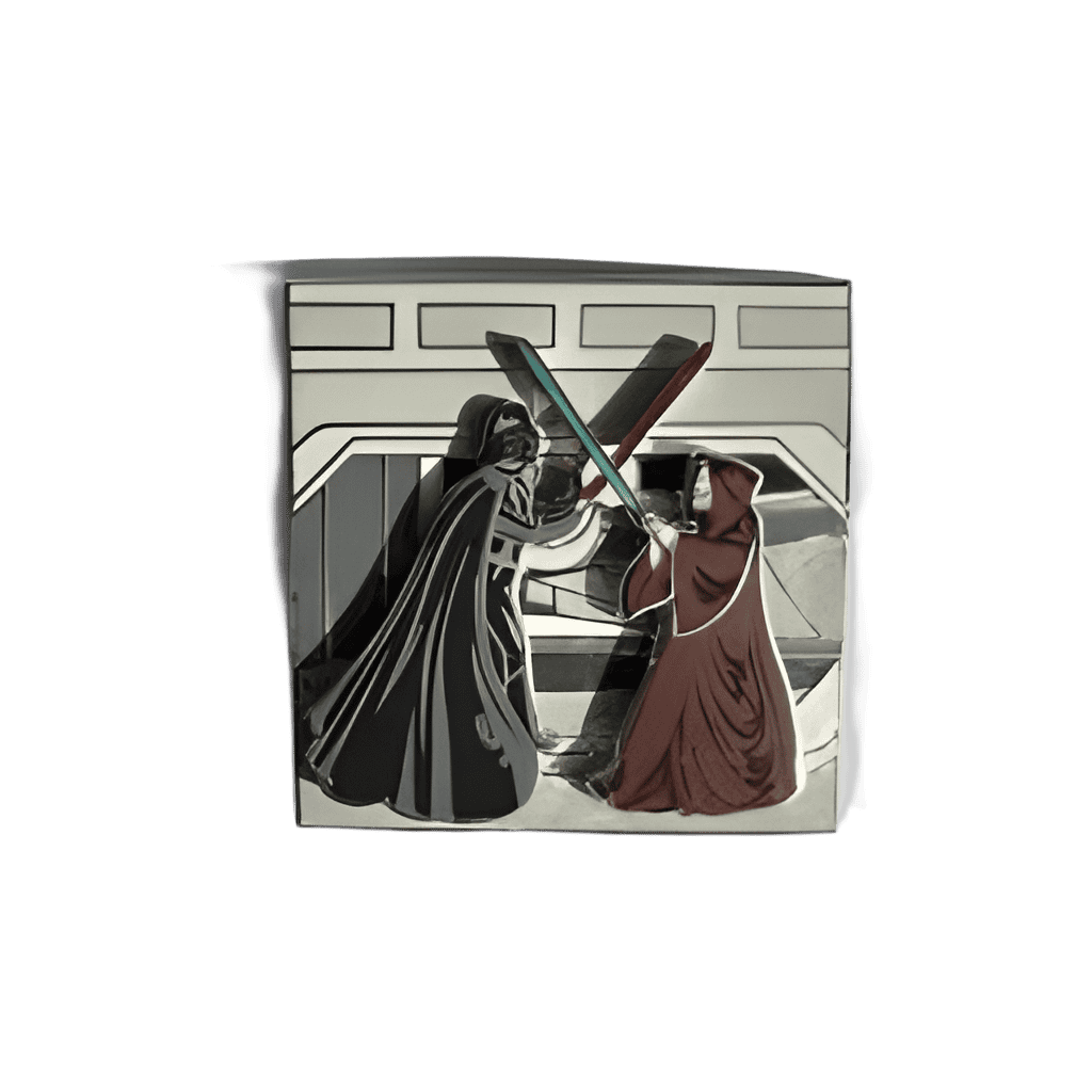 Darth Vader and Obi Wan Kenobi Duel Disney pin