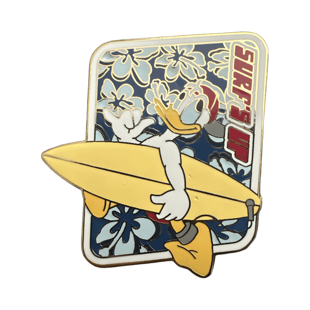 Donald Carrying Surf Board Disney pin
