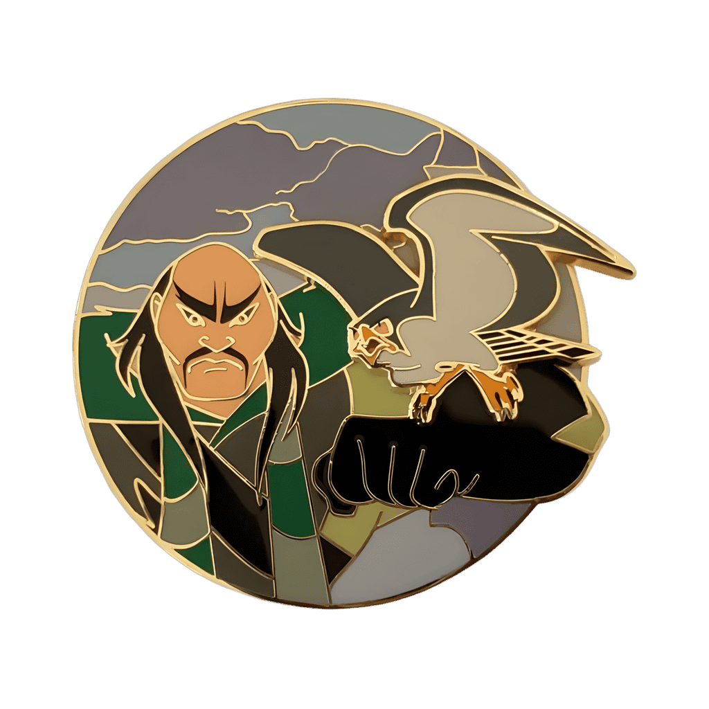 Mulan (Shan Yu and Hayabusa) Disney pin