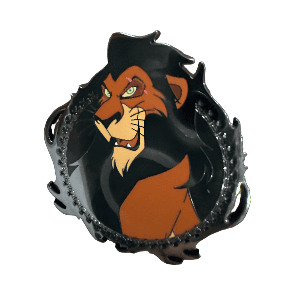 Scar in Frame Disney pin