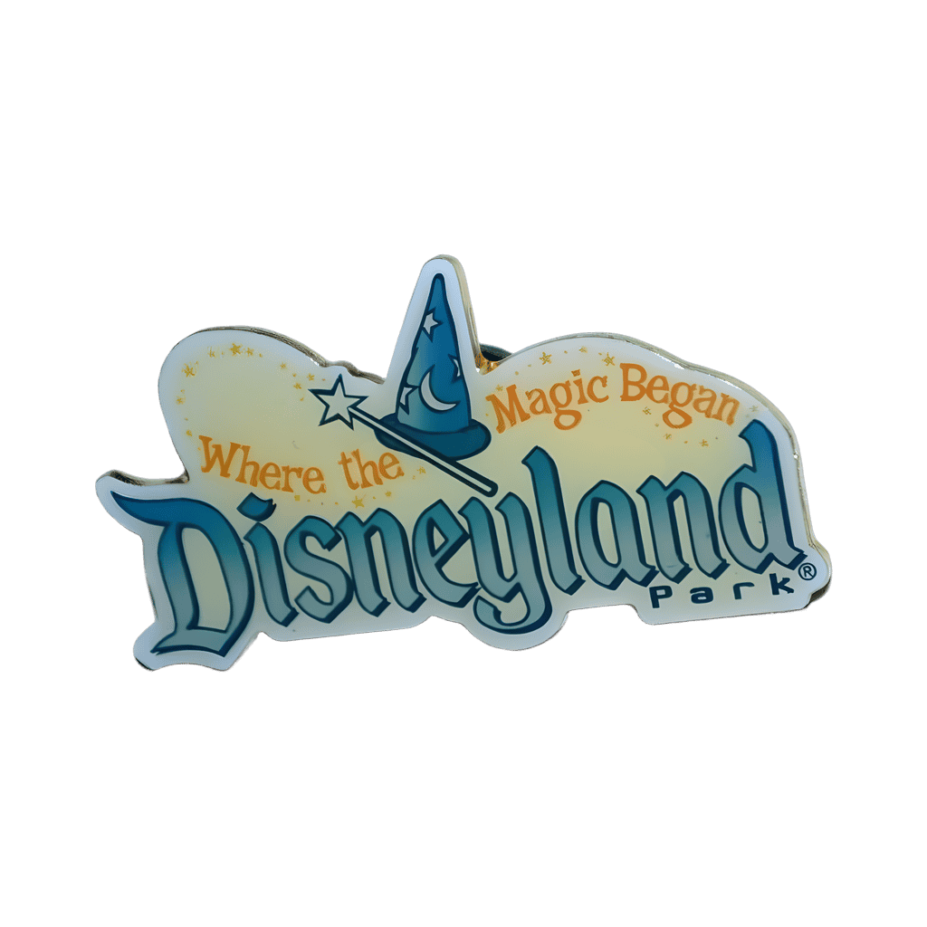 DIsneyland Park Logo with Slogan Disney pin
