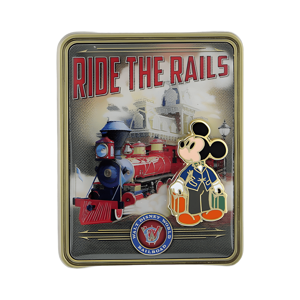 Walt Disney World Railroad - Ride the Rails - Mickey Mouse Disney pin