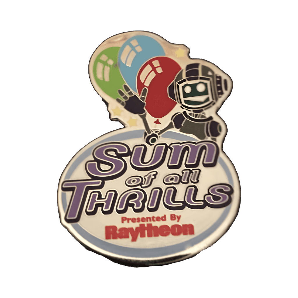 EPCOT Sum of all Thrills - 3rd Birthday Disney pin
